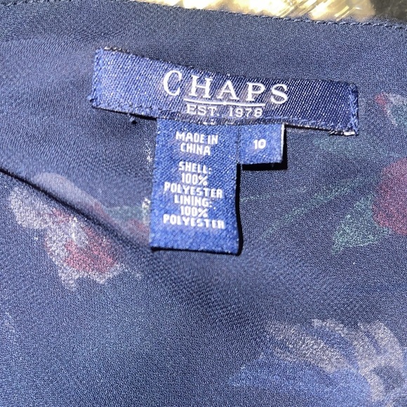 🌹CHAPS NAVY MAXI FLORAL SKIRT - Picture 5 of 5